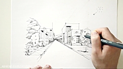 آموزش اسکیس برای معماران : قدم به قدم از خط تا پرسپکتیو