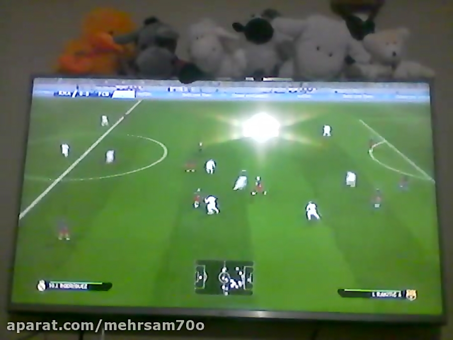 بازی من در pes 2016 رئال vs بارسا