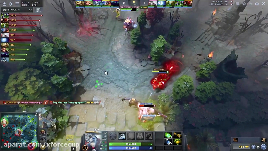 INSTANT DEATH Combo, There is no escape from this, ana Tusk Bloodseeker ( Dota 2 )