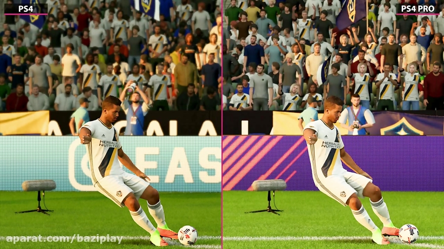 مقایسه گرافیکی عنوان FIFA 18 بر روی PS4 و PS4 Pro