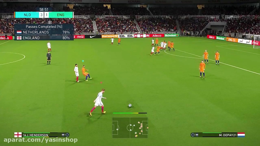 بررسی بازی Pro Evolution Soccer 2018