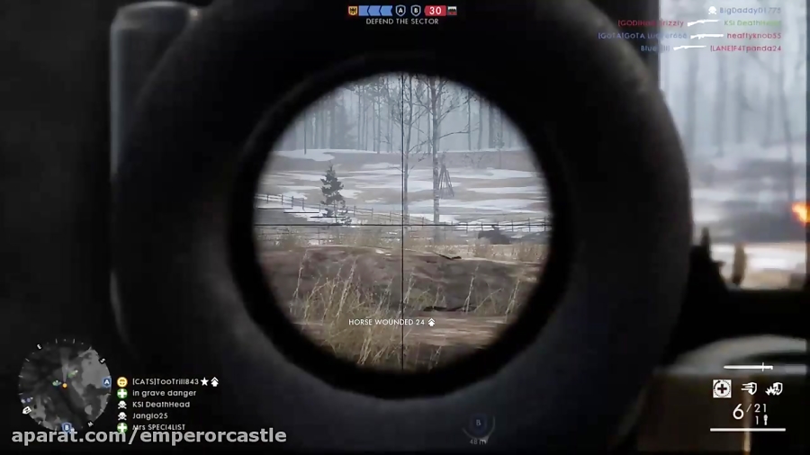 BF1: Galicia Sniper (kills and gameplay)