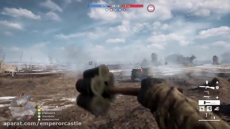 Battlefieldtrade; 1 - New Map - GALICIA - Blowing Up a Tank