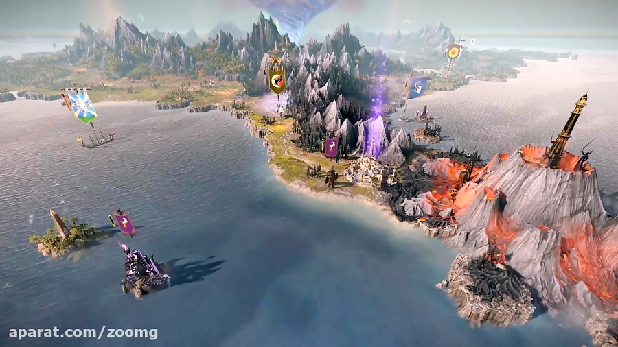 نقشه ی زیبای بازی Total War: Warhammer II - زومجی