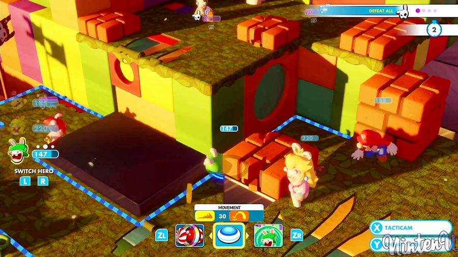 گیم پلی بازی Mario   Rabbids Kingdom Battle