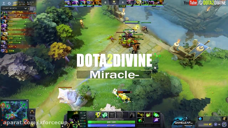 Incredible Next Level Steal Combo Steal MIRACLE Rubick gameplay Dota 2