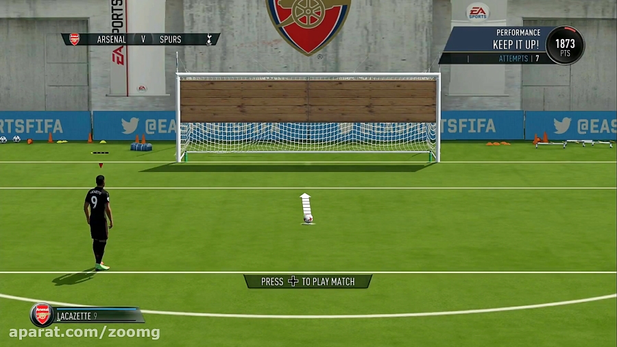 گیم پلی نسخه نینتندو سوییچ بازی FIFA 18