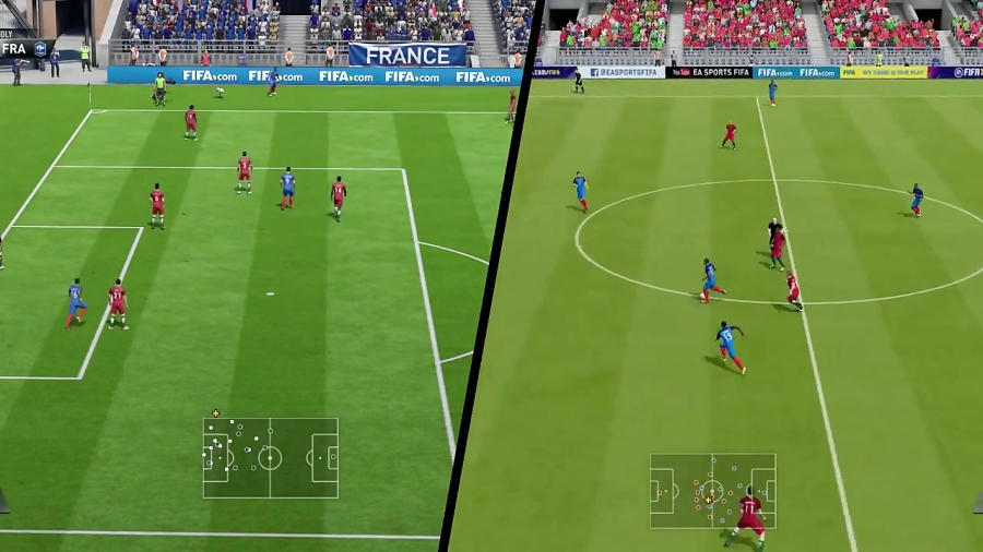 VGMAG - FIFA 18 - Switch vs. Xbox One - Comparison