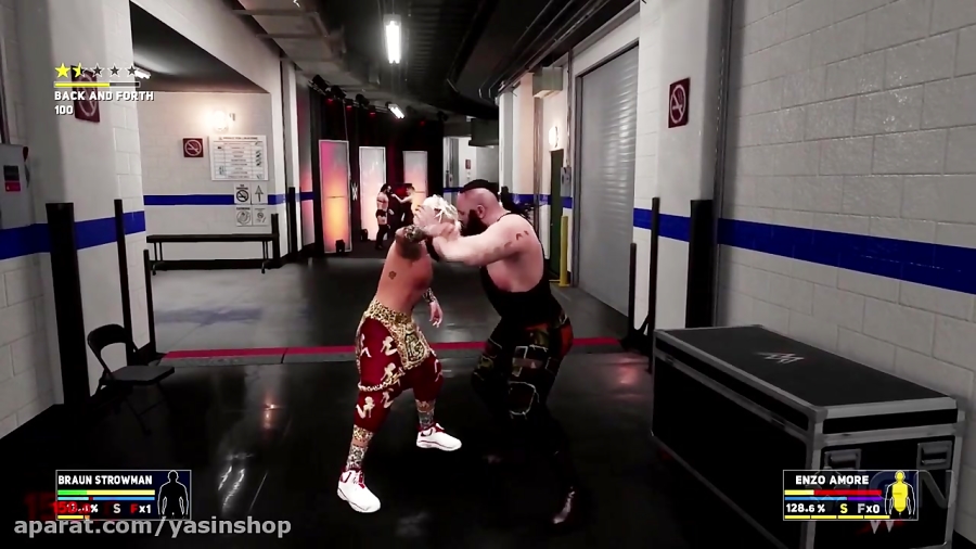 گیم پلی بازی WWE 2K18 | مبارزه پشت صحنه