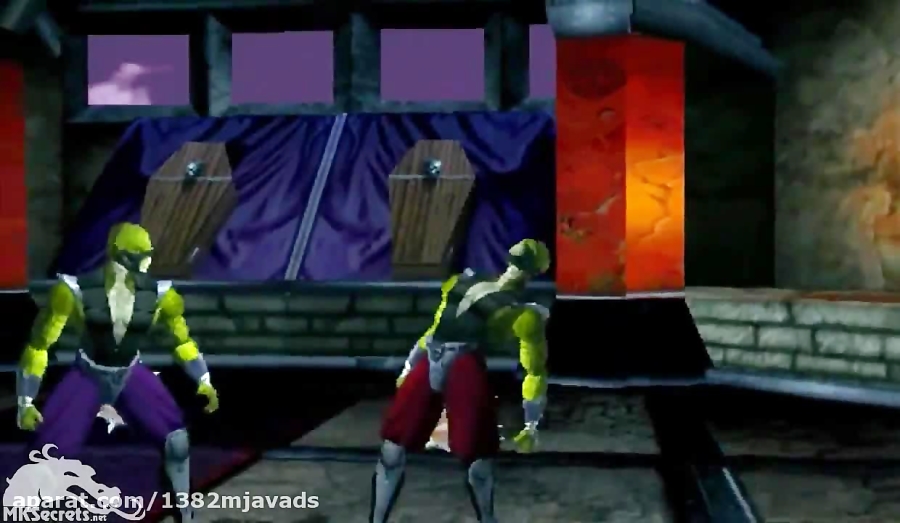 [HD] Mortal Kombat 4 Arcade - Reptile Fatality 1 ( Face Chew )