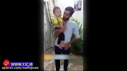 شهید محسن حججی در آخرین وداع ب...