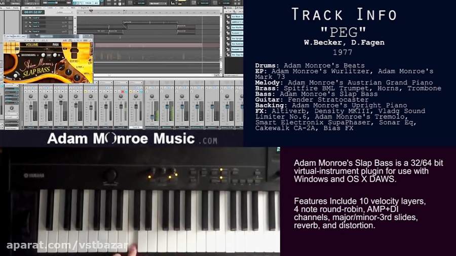 adam monroes mark 73 electric piano