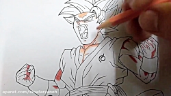 Goku ssj blue kaioken - Desenho de persian_gael - Gartic