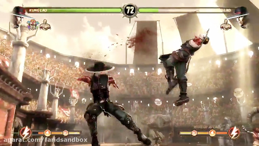 گیم پلی بازی مبارزه مرگ - Mortal Kombat 9 ( Kompelete Ed ) KE