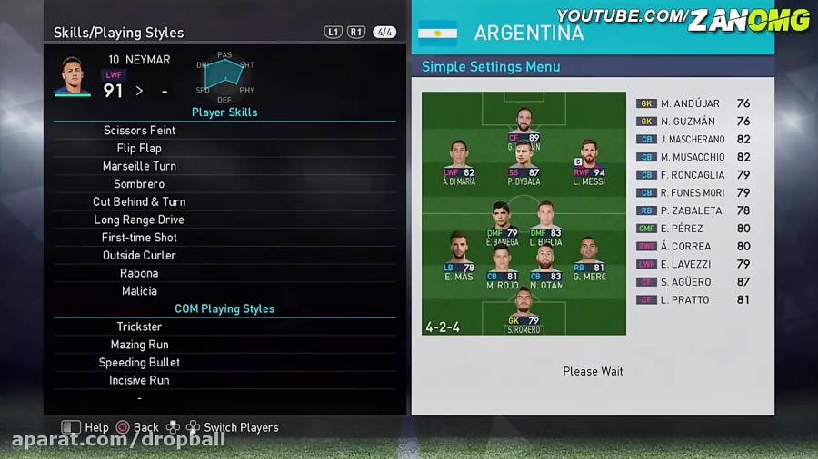 PES 2018 | All Skills