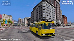 مد اتوبوس ایرانی Mercedes Benz Bus در بازی GTA V