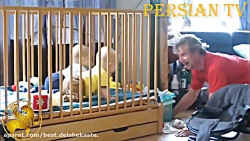 رقص خنده دار کودکان دوقلو