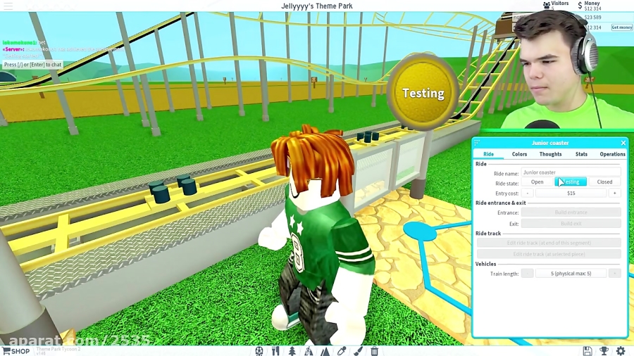 Roblox Themepark Tycoon 2 Jelly دیدئو Dideo