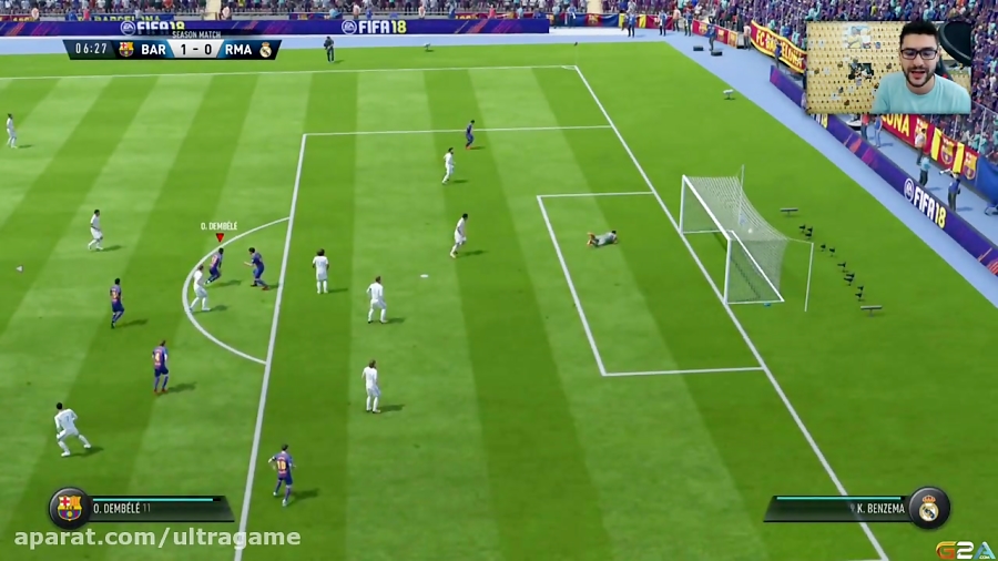 آموزش چطور حمله کردن به دروازه بعد از پچ اولیه FIFA 18