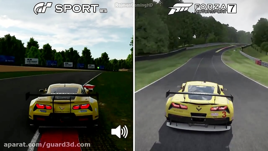 مقایسه Gran Turismo Sport و Forza Motorsport 7 با شورلت