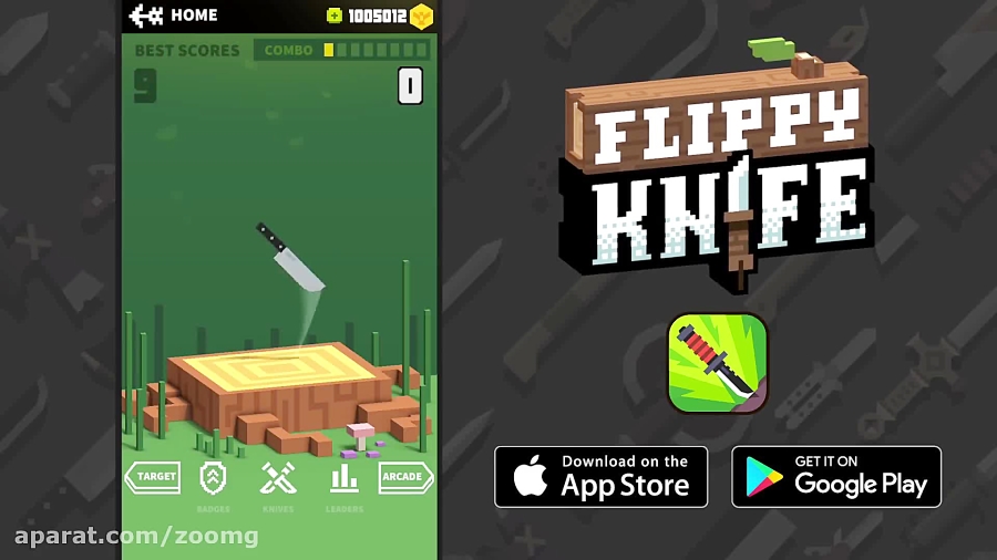 تریلر بازی موبایل Flippy Kinife - زومجی