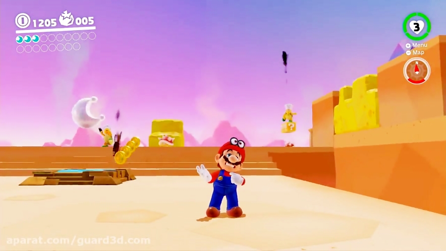 گیم پلی بازی Super Mario Odyssey روی کنسول سوئیچ