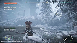 گیم پلی، برف و سرما از بازی Horizon Zero Dawn