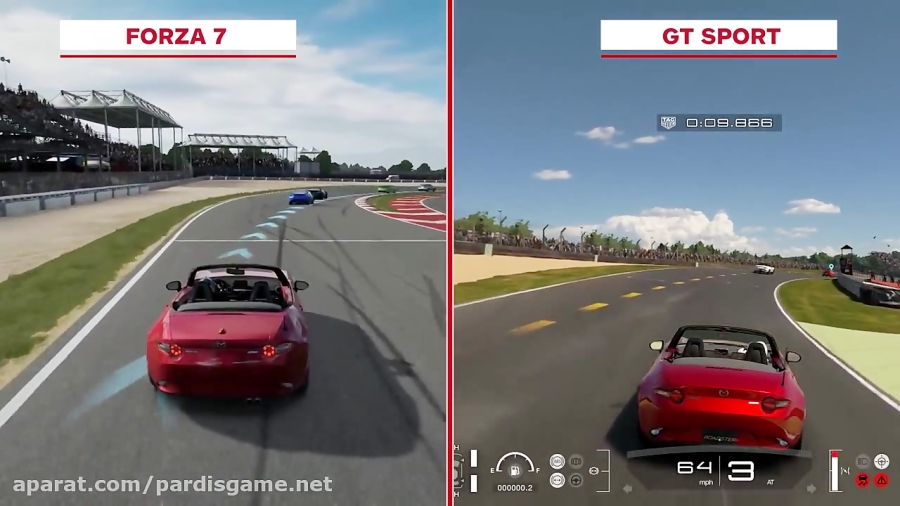 مقایسه ی گرافیکی GT Sport و Forza 7