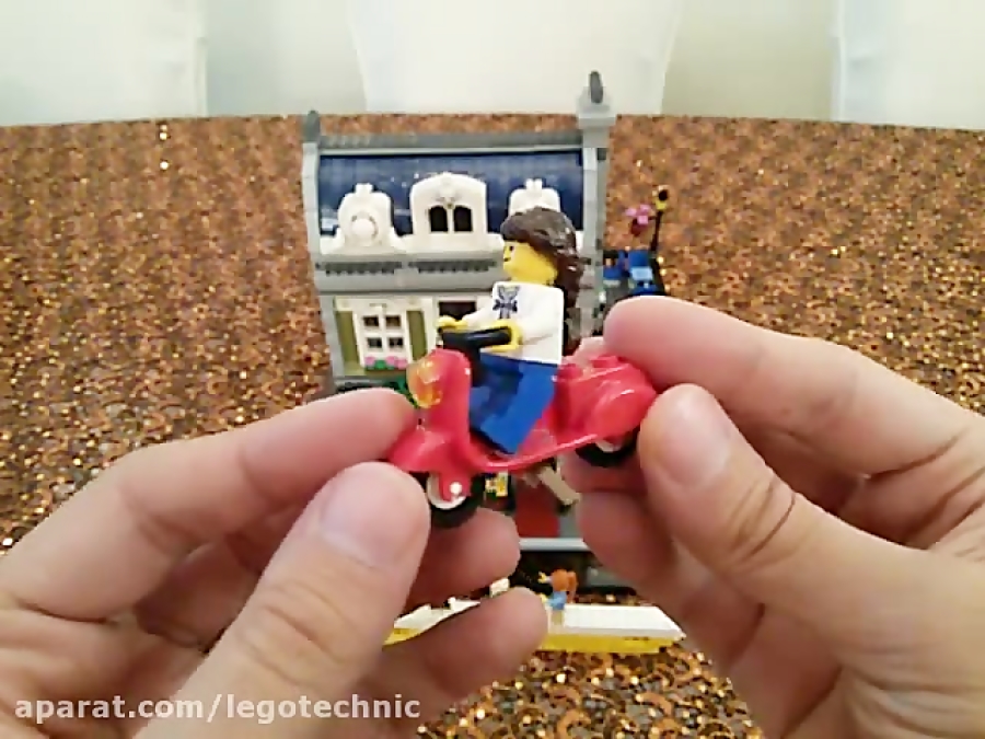 لگو LEGO ساختمان رستوران پاریسی Parisian Restaurant