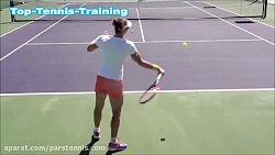 آموزش تنیس فورهند قدرتی