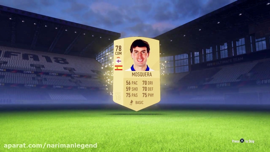 باز کردن پک در فیفا ۱۸ التیمیت تیم