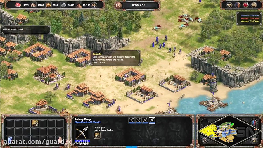 14 دقیقه گیم پلی بازی Age of Empires Definitive Edition