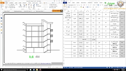 متره: متره و برآورد کامل ساختمان فولادی 4 طبقه