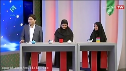 حضور دو تن از برگزیدگان مسابقه...