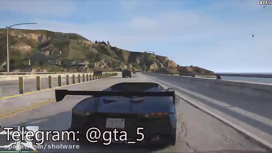 یه گیم پلی قشنگ از GTA V  با مد گرافیکی و مد لامبرگینی