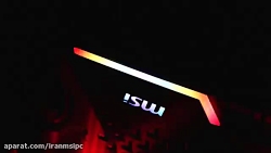 نورپردازی زیبای کارت MSI GTX 1...