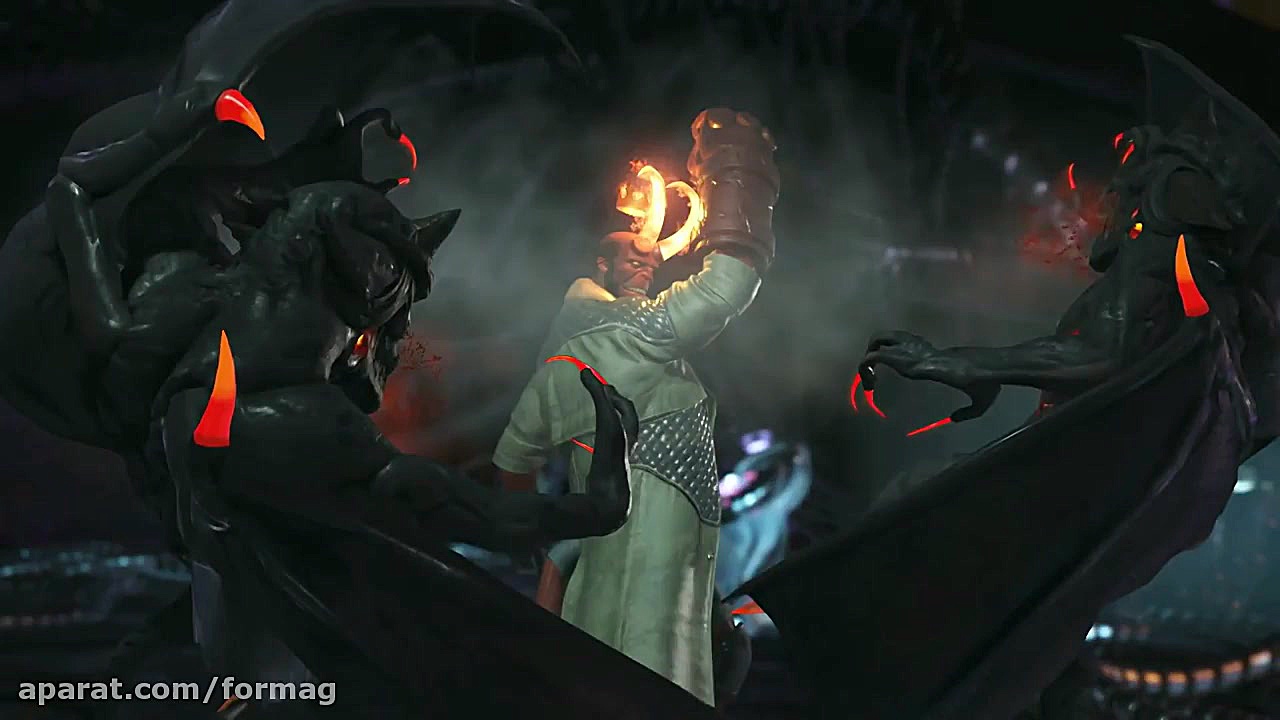 تریلر معرفی شخصیت Hellboy در عنوان Injustice 2 زمان120ثانیه