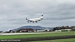 پرواز دوباره هواپیما بعد از فر...