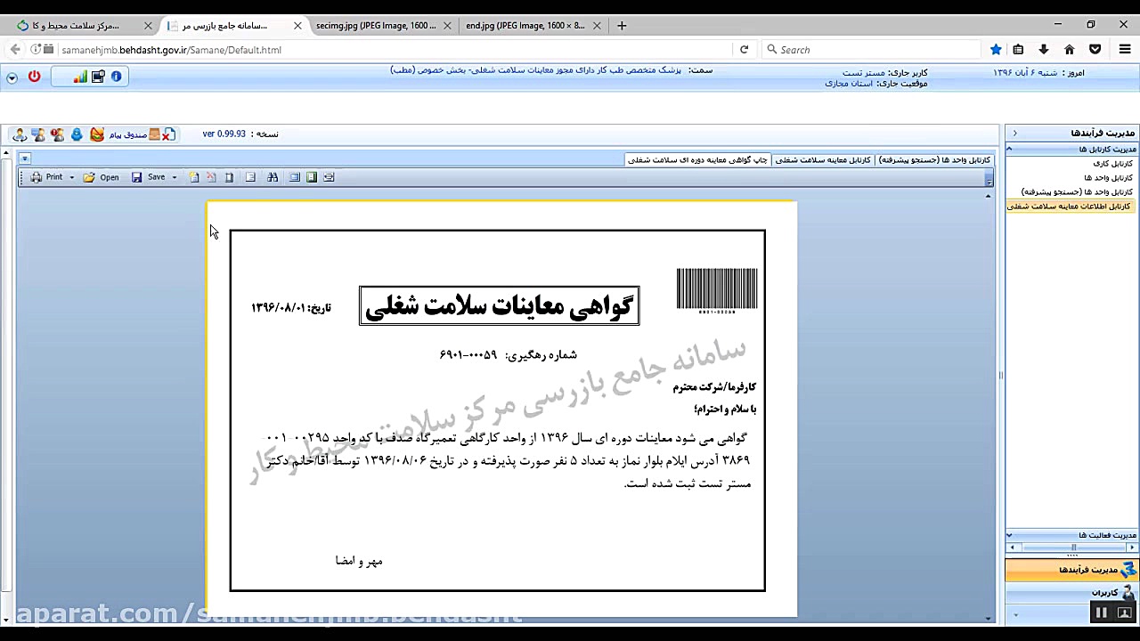 آموزش ثبت معاینات سلامت شغلی ( طب کار ) اتوپلاستی