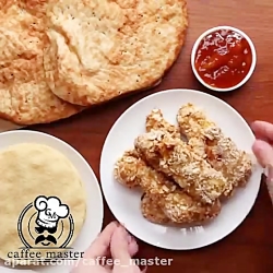 اموزش مرغ سوخاری