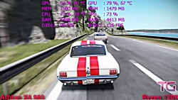 مقایسه فریم ریت بازی ها Athlon...