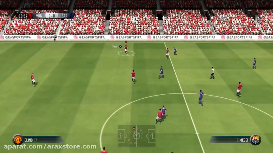 گیم پلی یک مسابقه کامل FIFA 18 | آراکس استور
