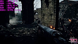 فریم ریت بازی ها GTX 1050 Ti...