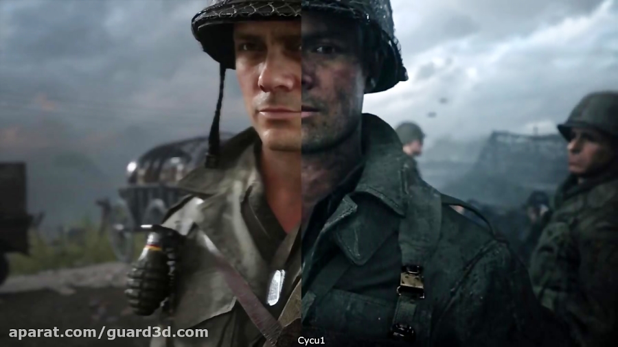 مقایسه Call of Duty WWII قبل و بعد از عرضه روی PS4 Pro