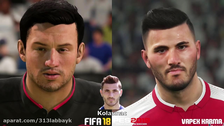 FIFA 18 vs PES 18 Data Pack 1 Faces ( Neymar, Suarez, Lukaku More )