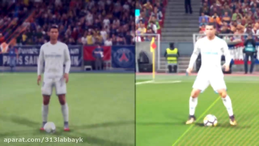 FIFA 18 vs PES 18 Gameplay [ Skills Moves Comparison ] ( Xbox One , PS4 , PC ) HD 4K
