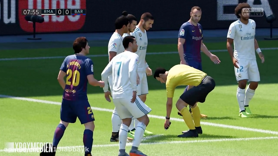 FIFA 18 Real Madrid vs Barcelona El Clasico 4K (Xbox One, PS4, PC)