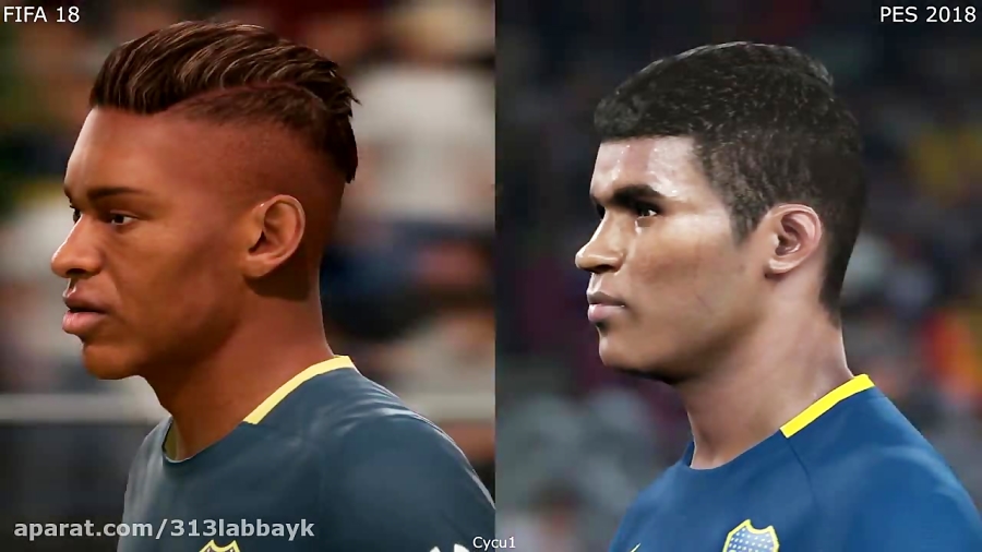 FIFA 18 vs PES 2018 Boca Juniors PS4 Pro Graphics Comparison