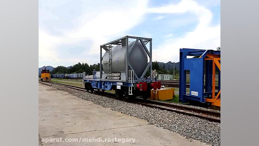 ISO tank container impact test توپوتیکان