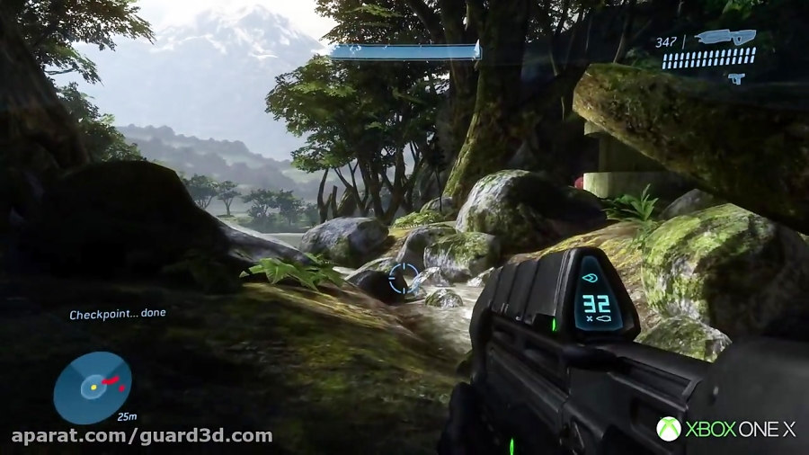 گیم پلی Halo 5 روی Xbox One X